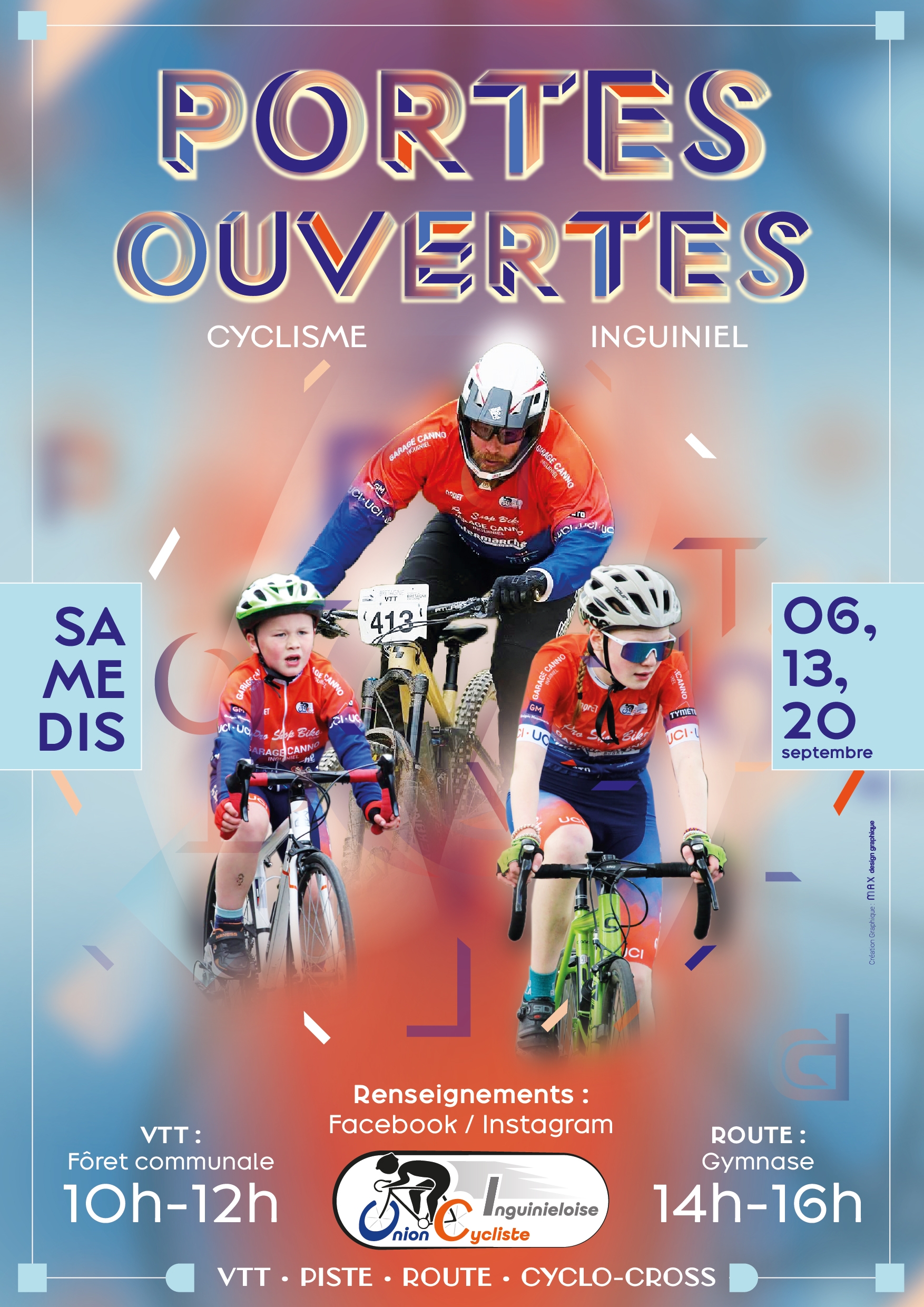 Affiche des Portes ouvertes 2025 de l'UCI